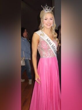 Jovani size 0 pink pageant/prom